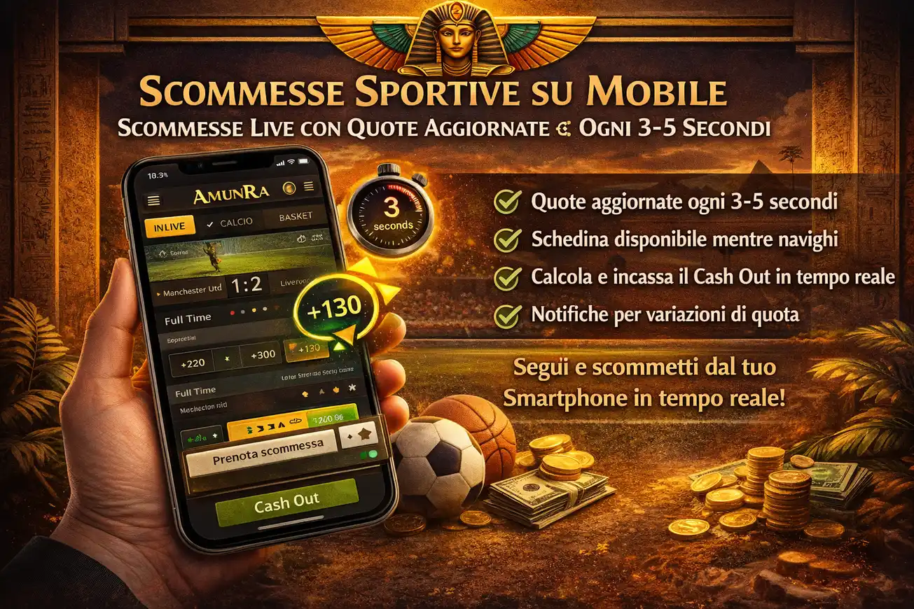Scommesse sportive mobile AmunRa